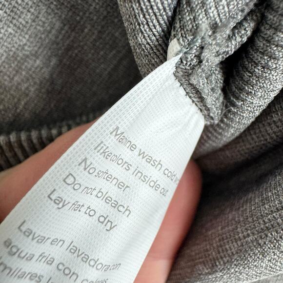 Fabletics Gray Heather Mosaic High Waisted Skinny Athletic Leggings Size L - Picture 7 of 7